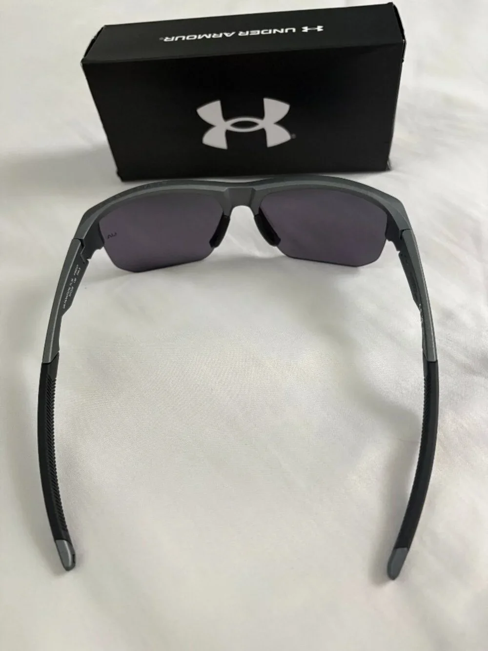 NEW Under Armour Fanatical TL/G Men's blue mirror Sunglasses